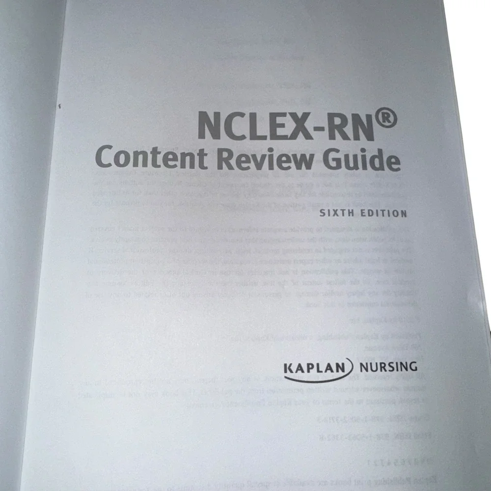 KAPLAN Nursing NCLEX-RN Content Review Guide 6th Edition 2018